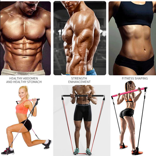 Reinforced Resistance Band. Pull Rope Set 180 Pounds (1lb=0.45kg)