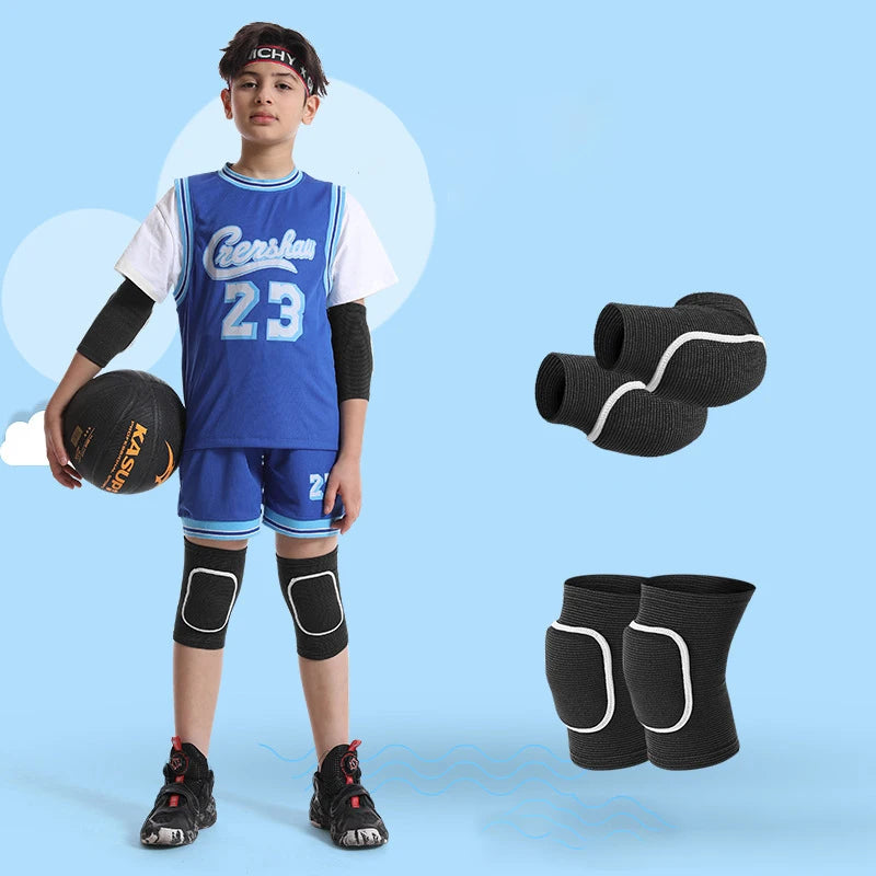 1 Set Kid Elbow Pad Knee Pads Children Sport Protective Gear Set for Balance Bike Skateboard Inline Roller Skate Scooter Dancing