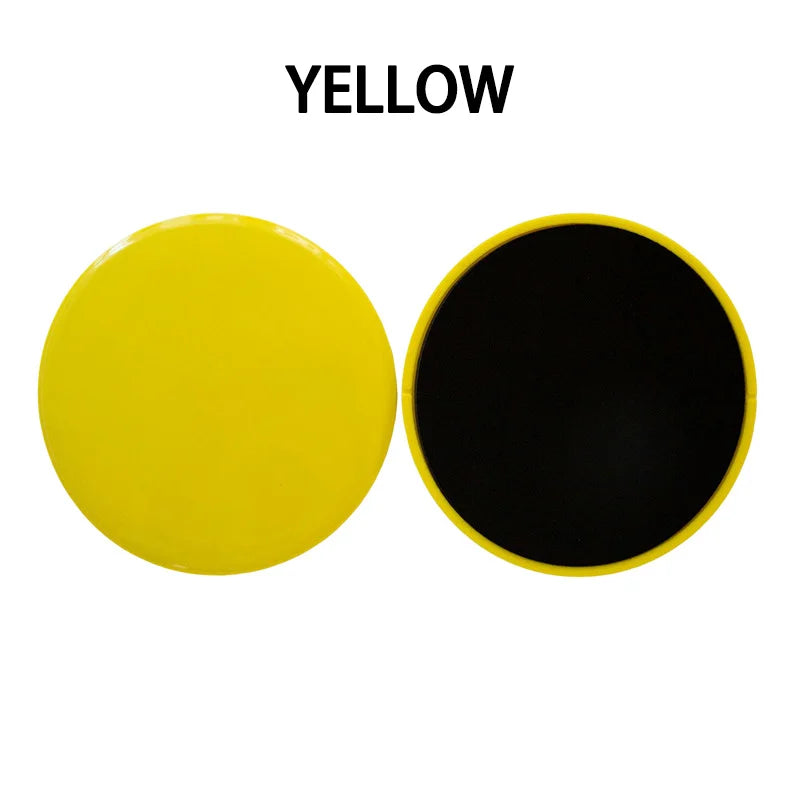 2pcs Solid Color Yoga Sliding Pads,