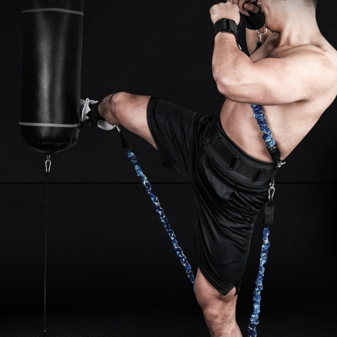 Training Rope With Elastic Belt