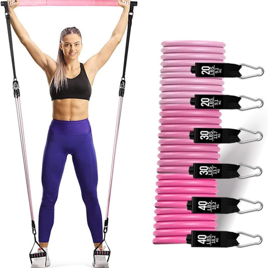 Reinforced Resistance Band. Pull Rope Set 180 Pounds (1lb=0.45kg)