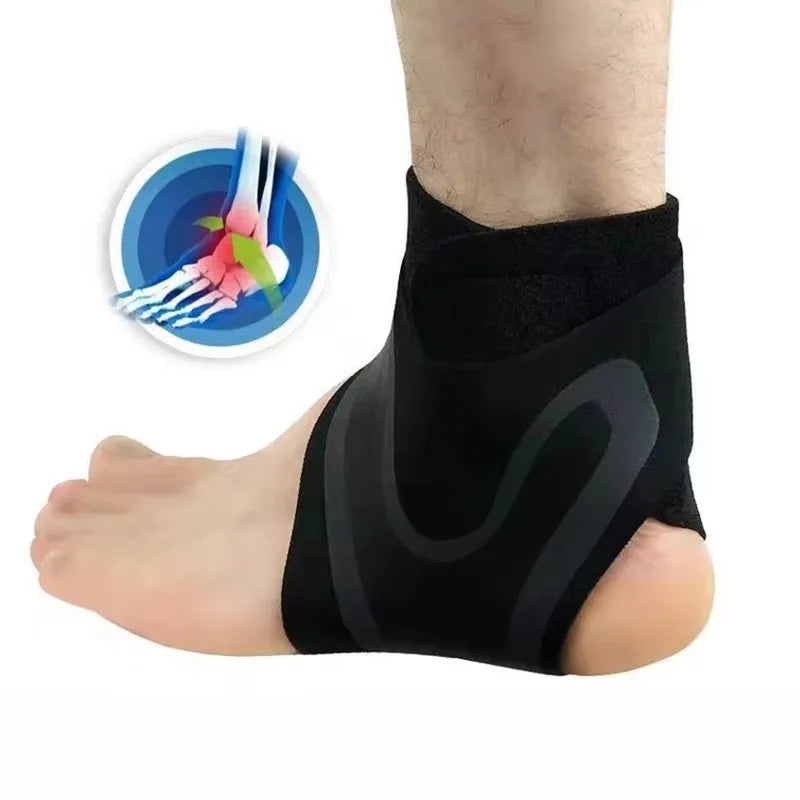 1PC Adjustable Ankle Support Pad - Elastic Breathable