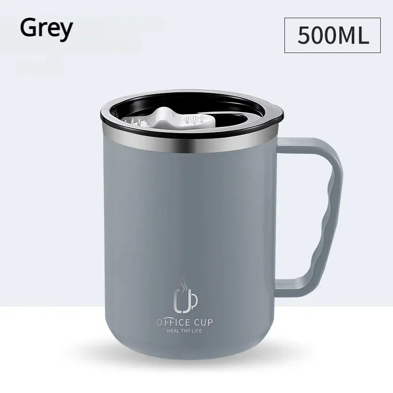 Coffee Cup with Stainless Steel Handle  500ml