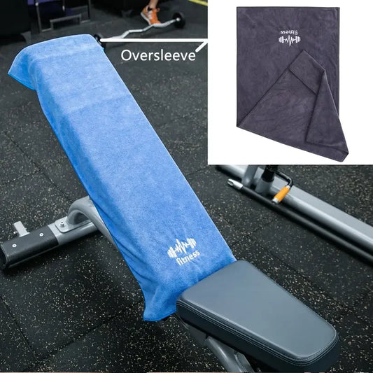 Super absorbent sports towel suitable for men and women -  quick dry, fitness towel with sleeve cover