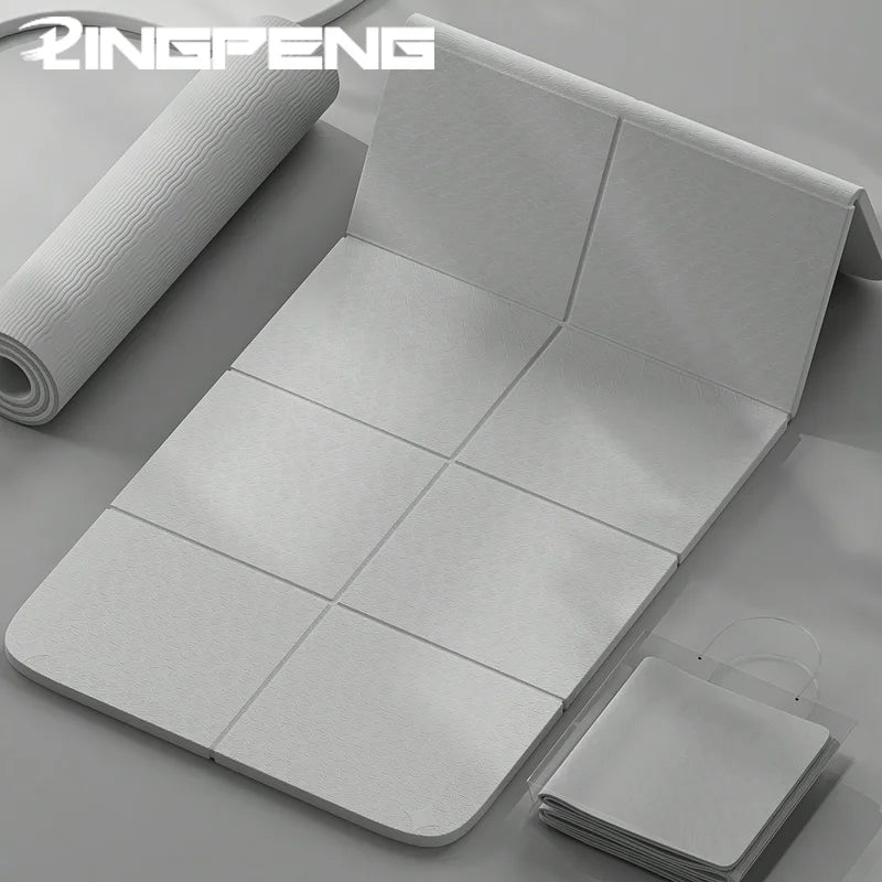 Foldable Non-slip Yoga Mat -Suitable for Travel , Eco-friendly, Lightweight