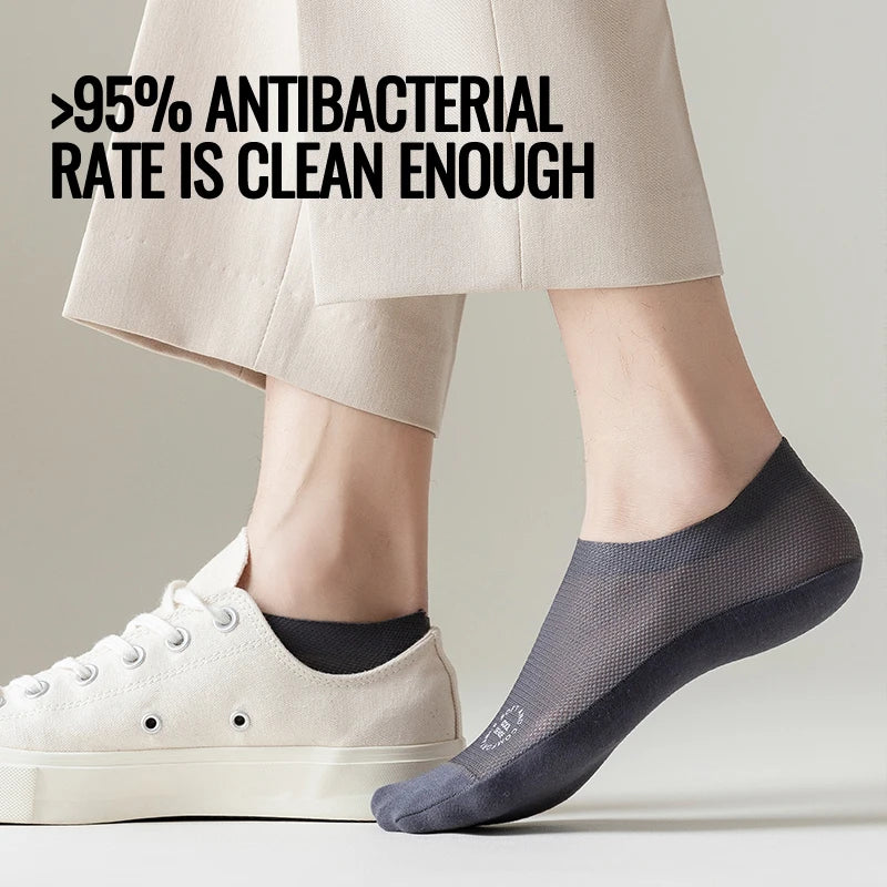 Invisible Breathable Sock For Men - 5pcs