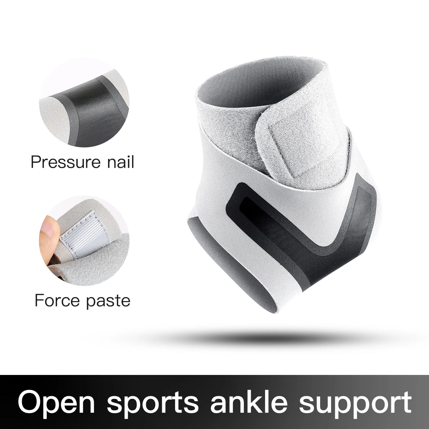 1PC Adjustable Ankle Support Pad - Elastic Breathable