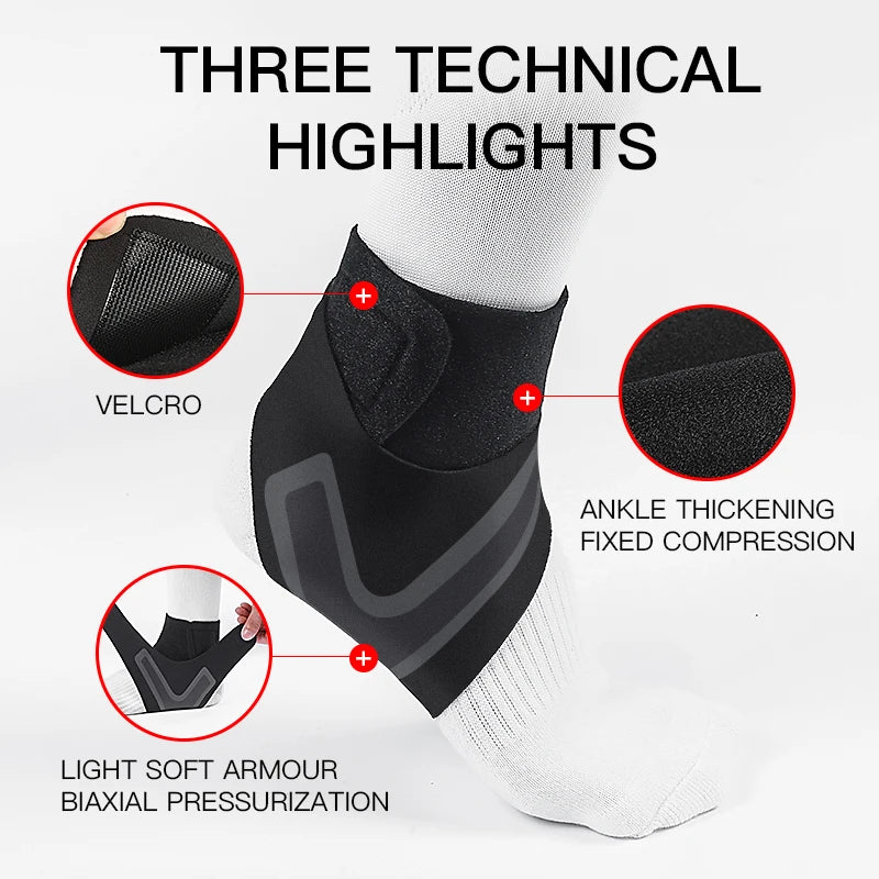 1PC Adjustable Ankle Support Pad - Elastic Breathable