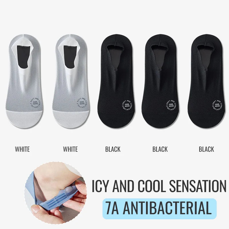Invisible Breathable Sock For Men - 5pcs