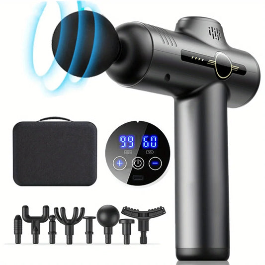 Portable Vibration  Massage Gun For Body, Neck, Back, Deep Muscle Relaxation.