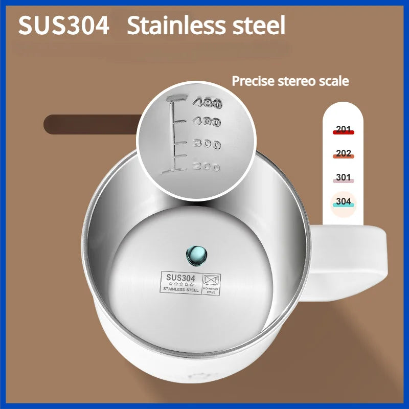 Coffee Cup with Stainless Steel Handle  500ml