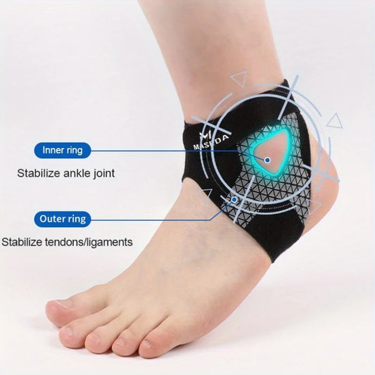 2Pcs Ultra-Thin Sports Ankle Socks. Two-Way Adjustable Straps,