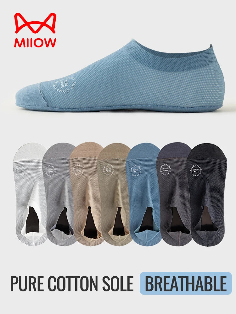 Invisible Breathable Sock For Men - 5pcs