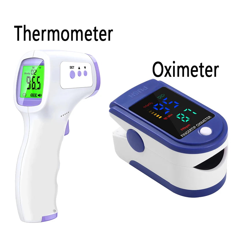 Digital Infrared Thermometer &/Or Portable Finger Pulse Oximeter