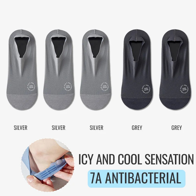 Invisible Breathable Sock For Men - 5pcs