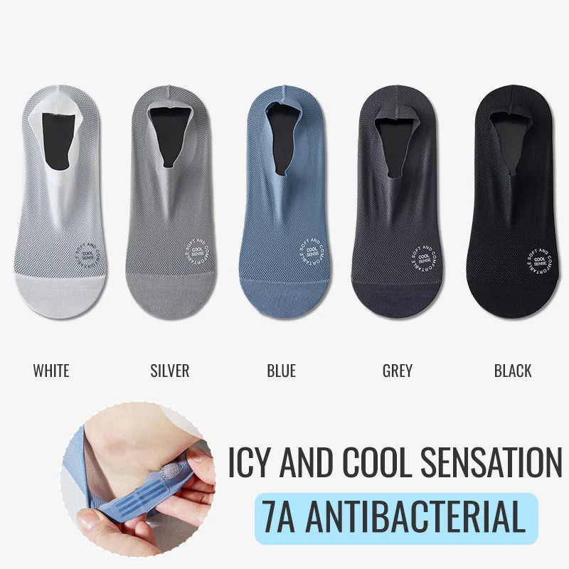 Invisible Breathable Sock For Men - 5pcs