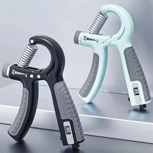 5-60kg Adjustable Hand Gripper, Strengthener Hand Grip, Trainer With Counter, Wrist Forearm And Hand Exerciser For Muscle Building