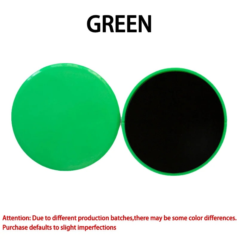 2pcs Solid Color Yoga Sliding Pads,