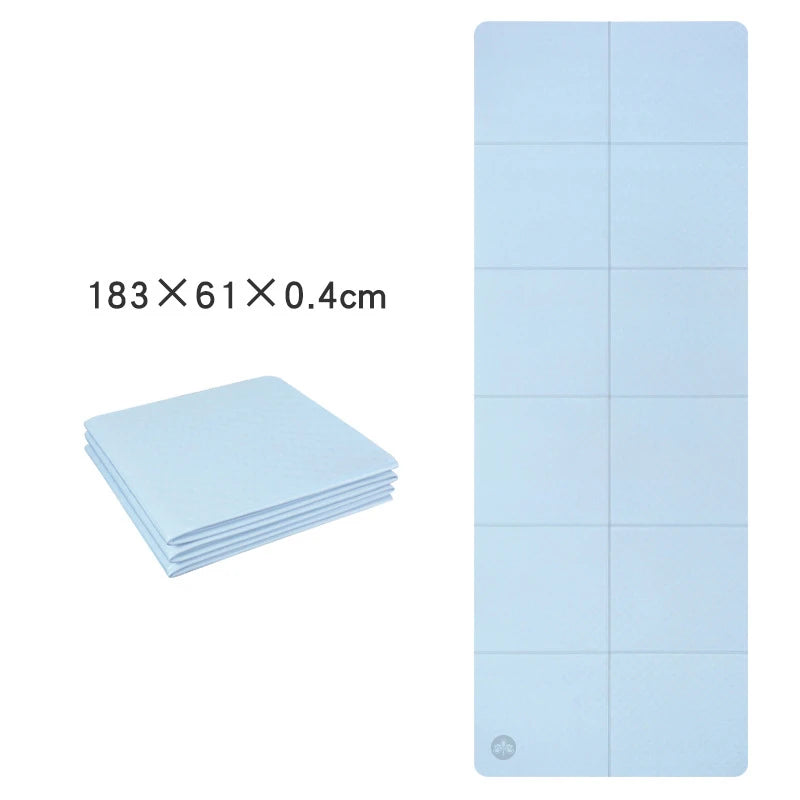 Foldable Non-slip Yoga Mat -Suitable for Travel , Eco-friendly, Lightweight