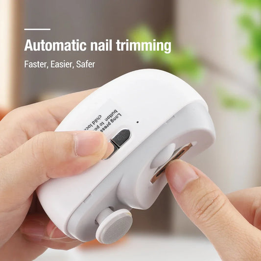 Automatic Electric Nail Clipper & Trimmer With USB Charging