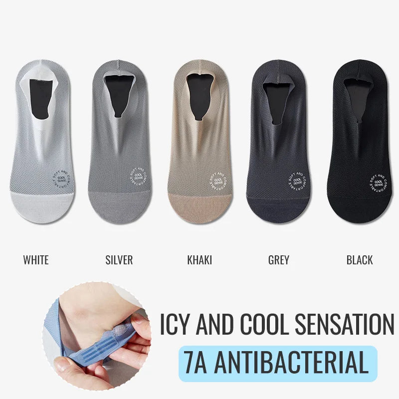 Invisible Breathable Sock For Men - 5pcs