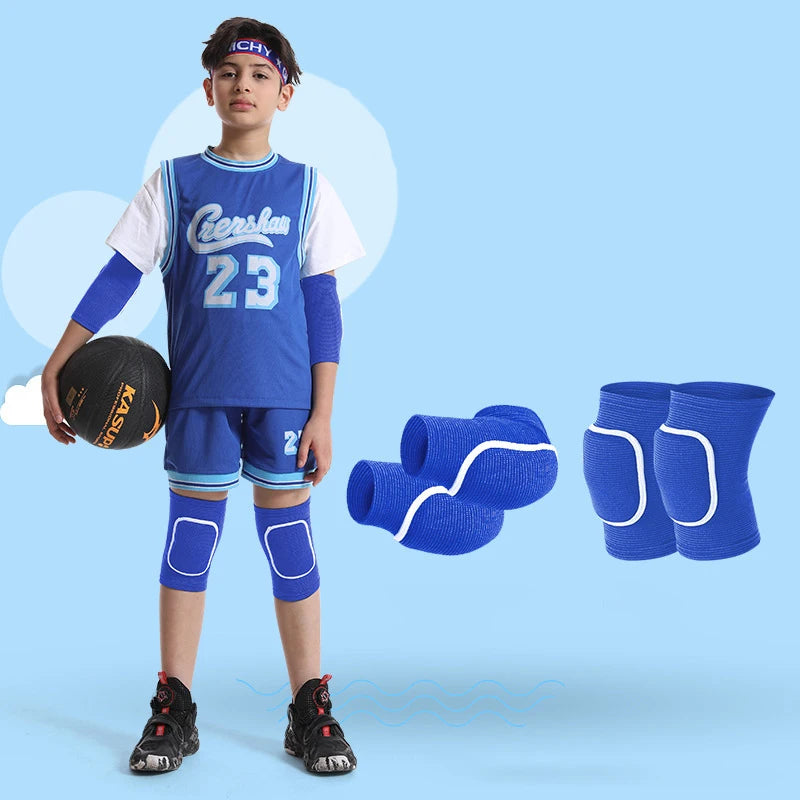 1 Set Kid Elbow Pad Knee Pads Children Sport Protective Gear Set for Balance Bike Skateboard Inline Roller Skate Scooter Dancing