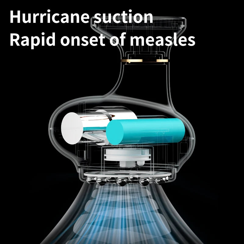 Electric Meridian Brush - Body Massager EMS Microcurrent Scraping Vacuum Suction Cup - IR Heating Fat Burner Slimming