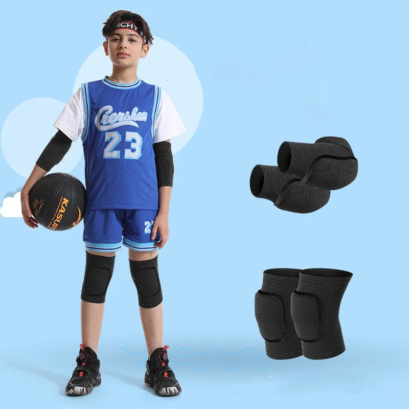 1 Set Kid Elbow Pad Knee Pads Children Sport Protective Gear Set for Balance Bike Skateboard Inline Roller Skate Scooter Dancing