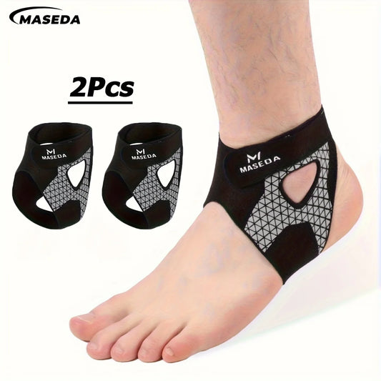 2Pcs Ultra-Thin Sports Ankle Socks. Two-Way Adjustable Straps,