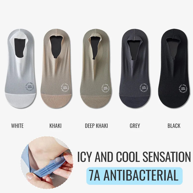 Invisible Breathable Sock For Men - 5pcs