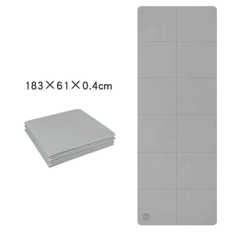 Foldable Non-slip Yoga Mat -Suitable for Travel , Eco-friendly, Lightweight