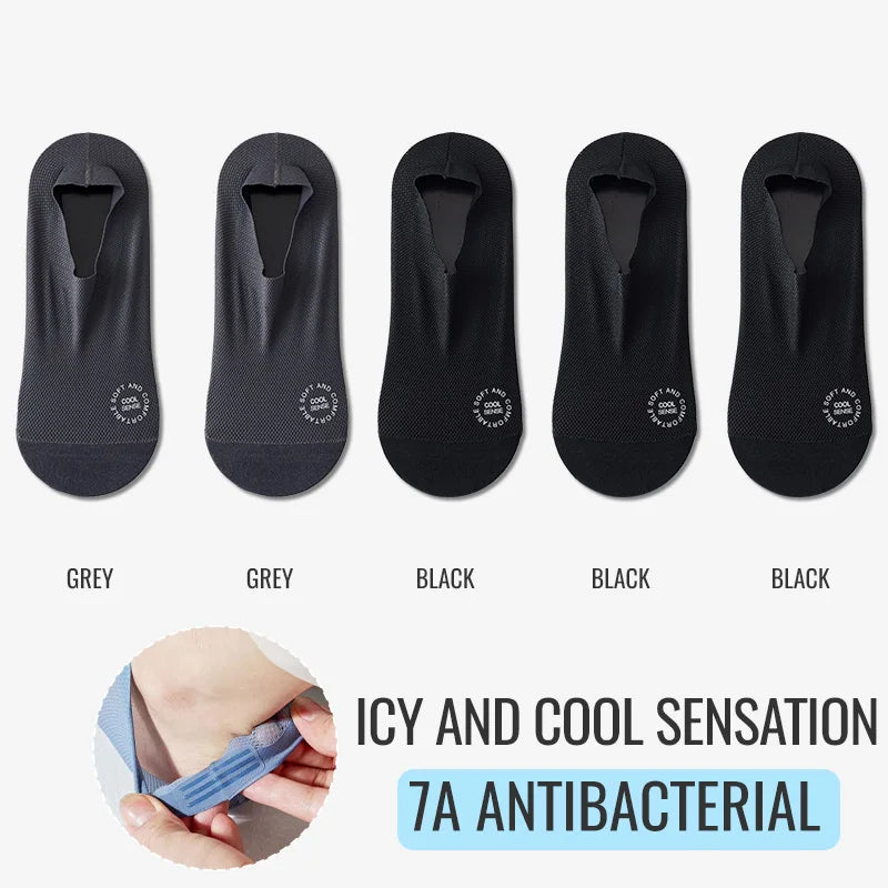 Invisible Breathable Sock For Men - 5pcs