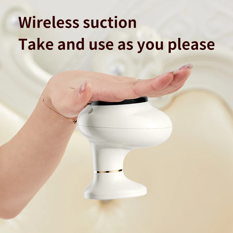 Electric Meridian Brush - Body Massager EMS Microcurrent Scraping Vacuum Suction Cup - IR Heating Fat Burner Slimming