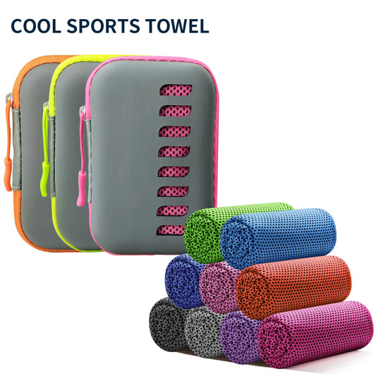 Sport Cooling Towel with EVA Case