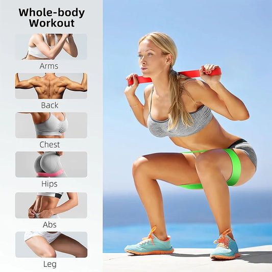 Resistance Bands Suitable For Yoga, Fitness, Exercise, Training Hip Tension, Leg Squat, Dance, Etc.